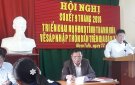 Đảng uỷ - UBND xã Nam Tiến tổ chức sơ kết 9 tháng đầu năm, triển khai Nghị quyết HĐND tỉnh Thanh Hóa về sáp nhập thôn, bản, khu phố