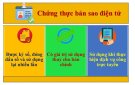 Chứng thực điện tử, những lợi ích bạn cần biết